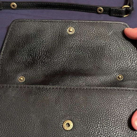 Little Black Purse with strap or use as a Clutch - Picture 5 of 5